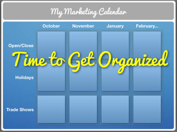 marketing management calendar template